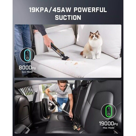 🔥Fanttik Slim V8 Apex 4 In 1 Portable Car Vacuum 19000PA High Power BNWT🔥 - Picture 4 of 10